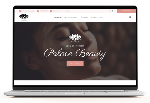 طراحی وب‌سایت Palace Beauty