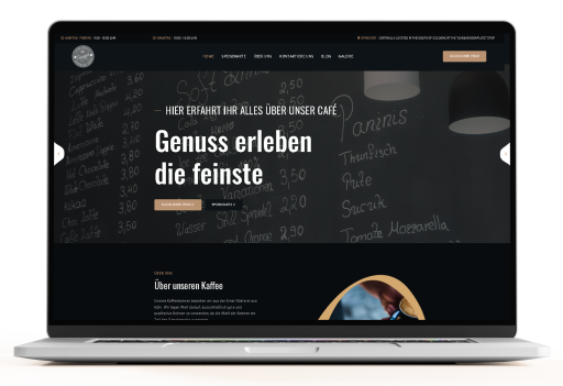 طراحی وب‌سایت cafe faktur