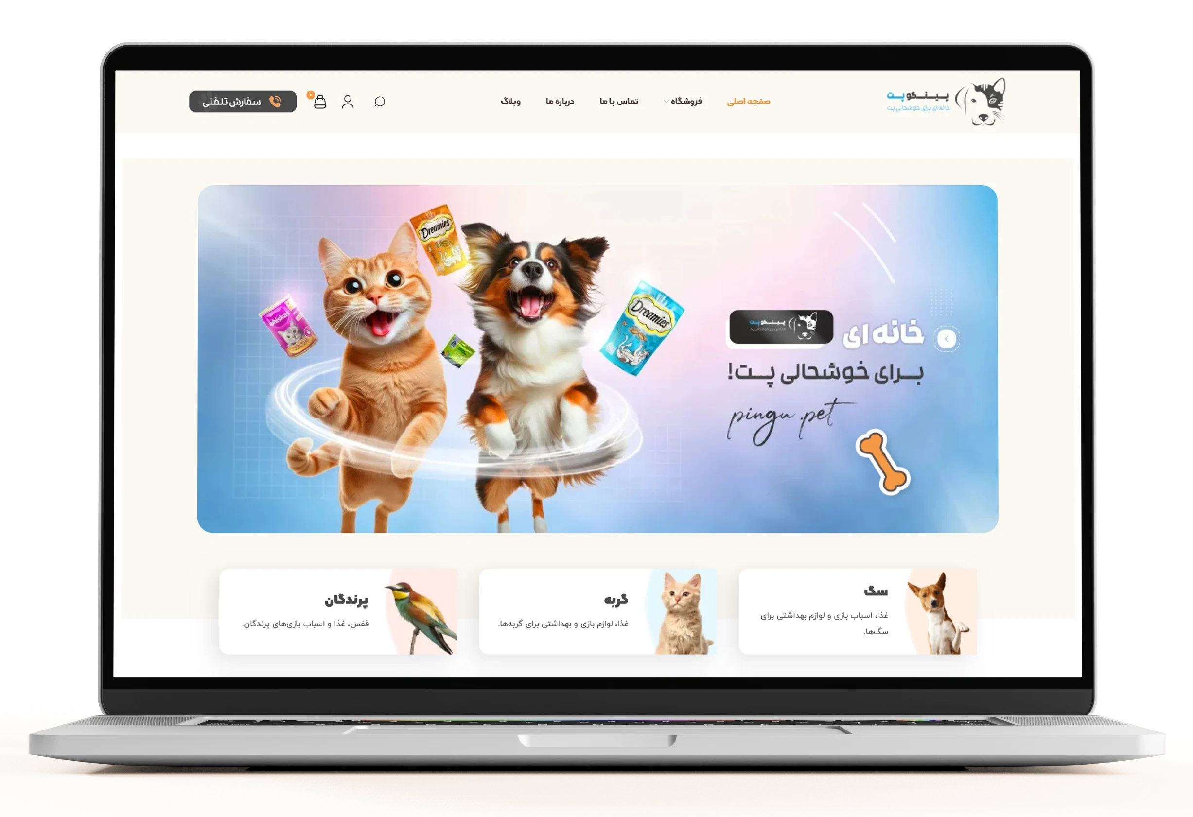 طراحی وب‌سایت پینگوپت